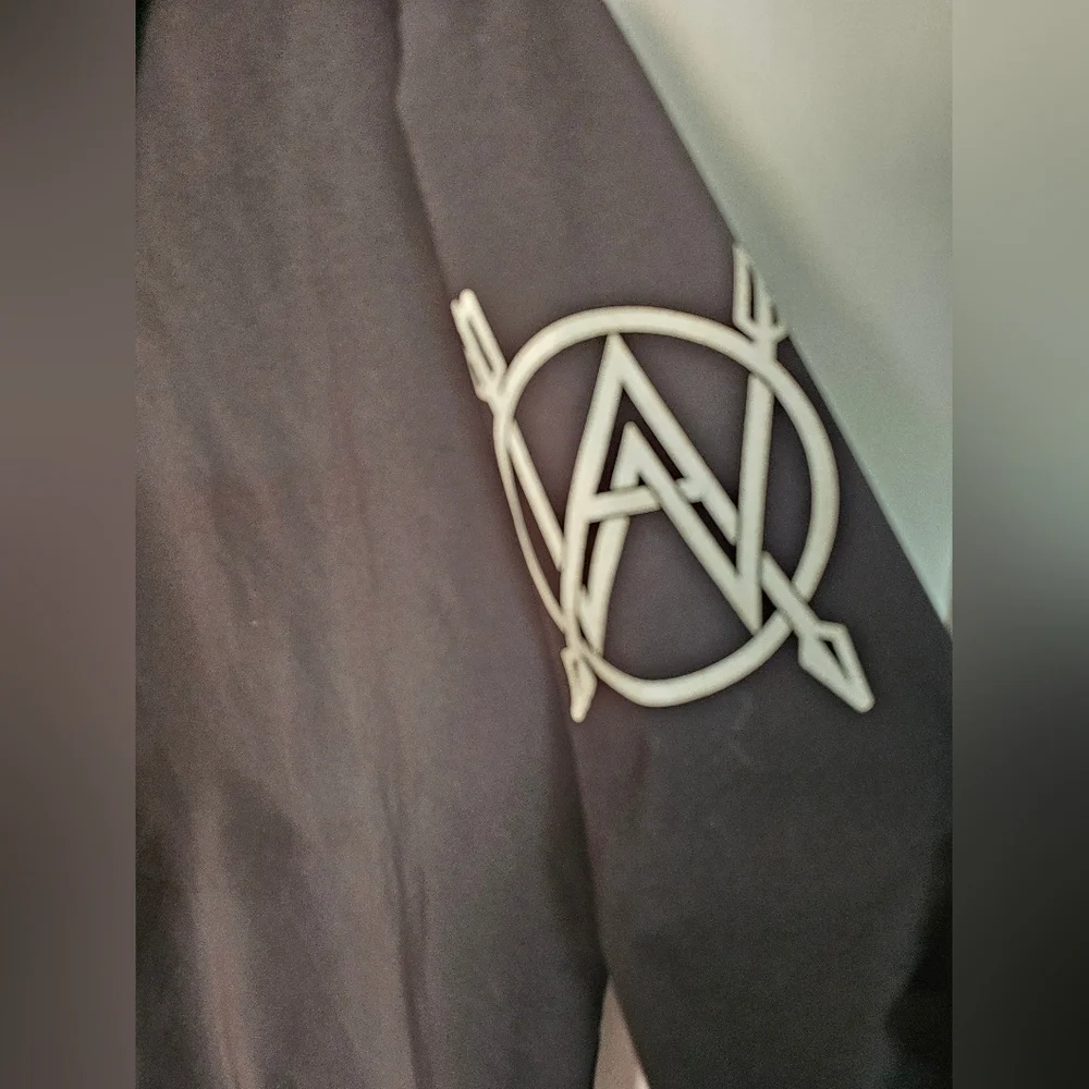 ilabb Capsize Hood Hoodie Black White Logo Unisex? Sz 1 S/m Sleeve Mark *photos